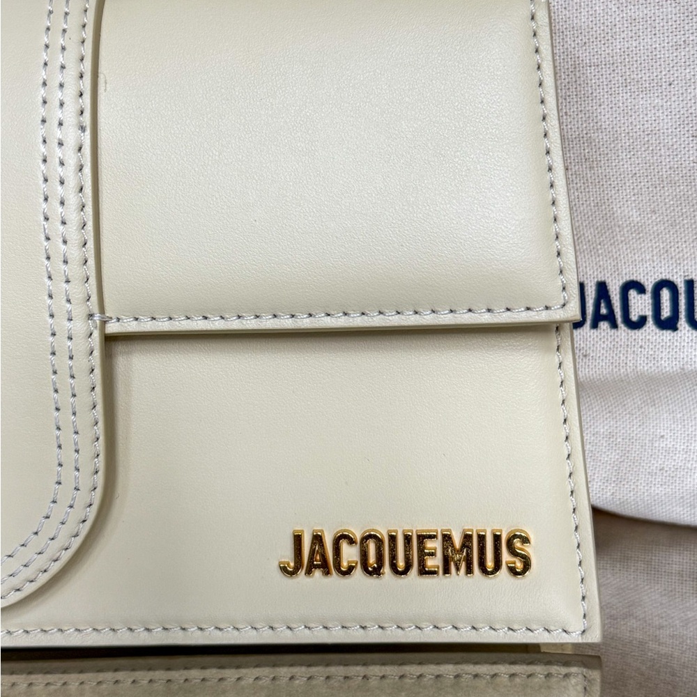 Jacquemus Le Grand Bambino Ivory Bag with Crossbody Strap - Picture 6 of 15